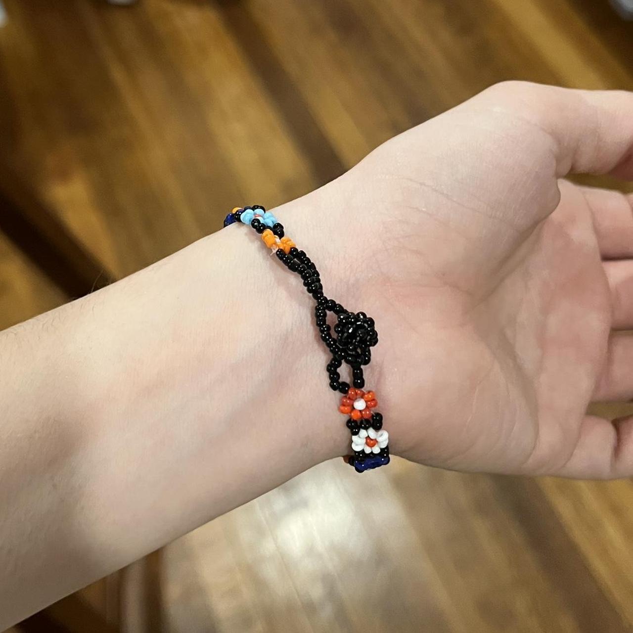 Women's Bracelet - Multi – Adjustable colored flo… - image 3