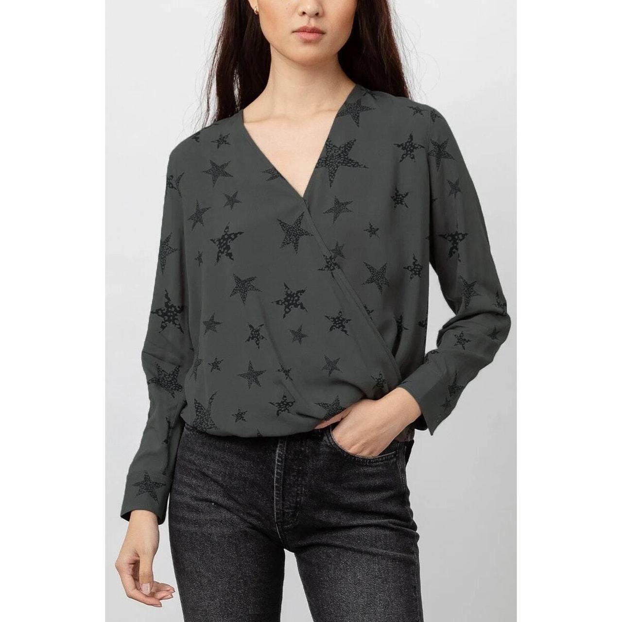 Rails Women's Blouse - Grey - L – Rails Hillary T… - image 1