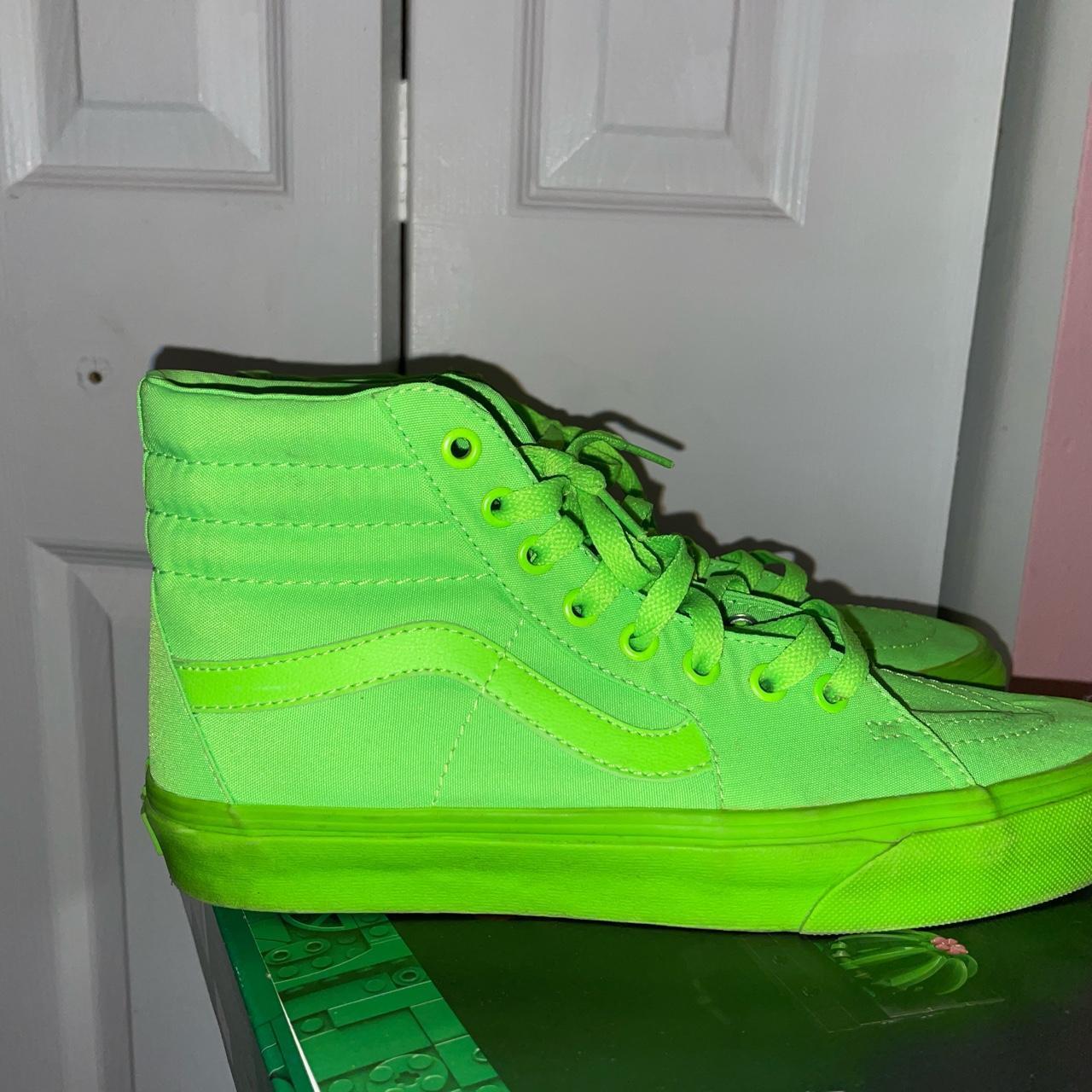 Neon high top store vans