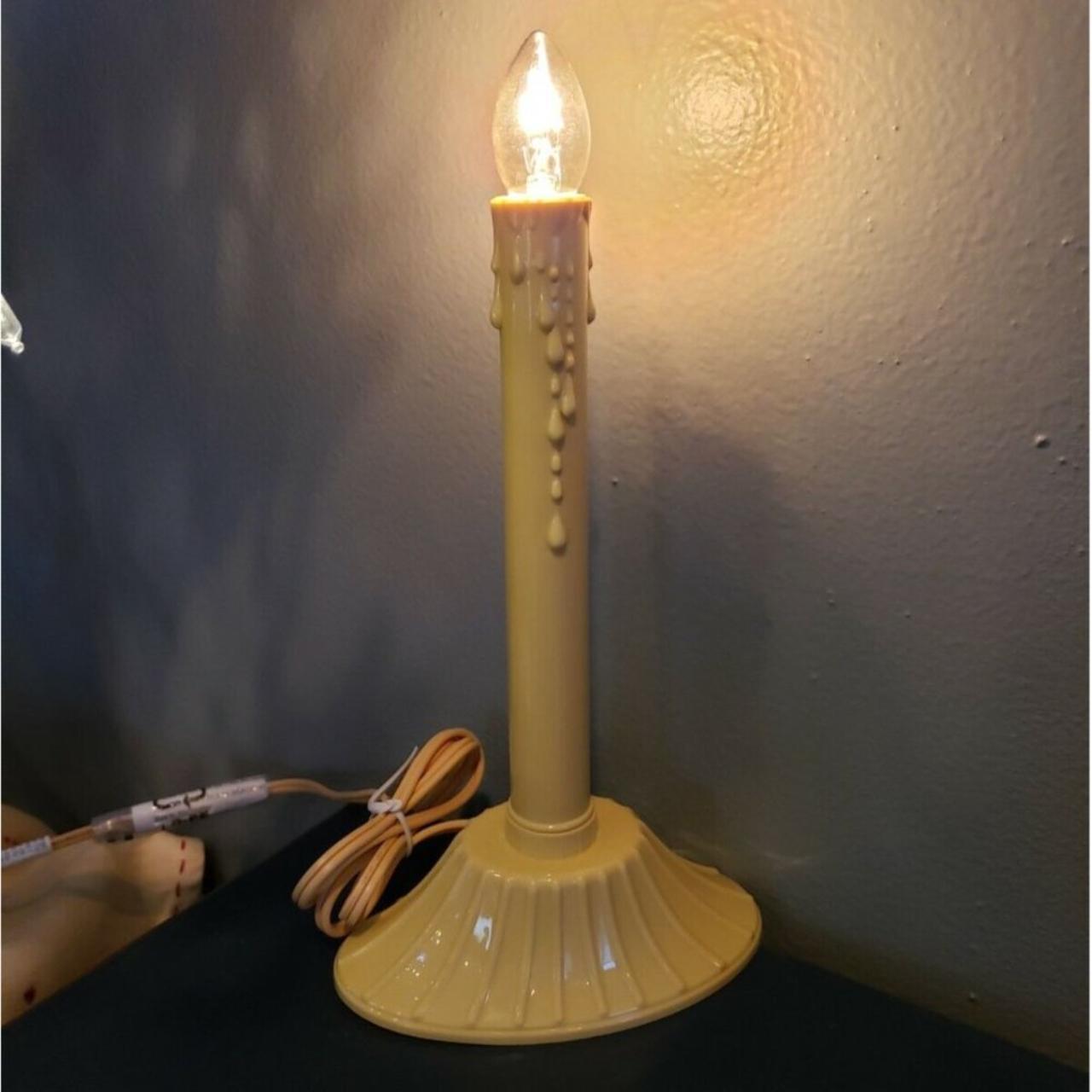 Vintage Electric Window Candle Light Christmas Wax... Depop