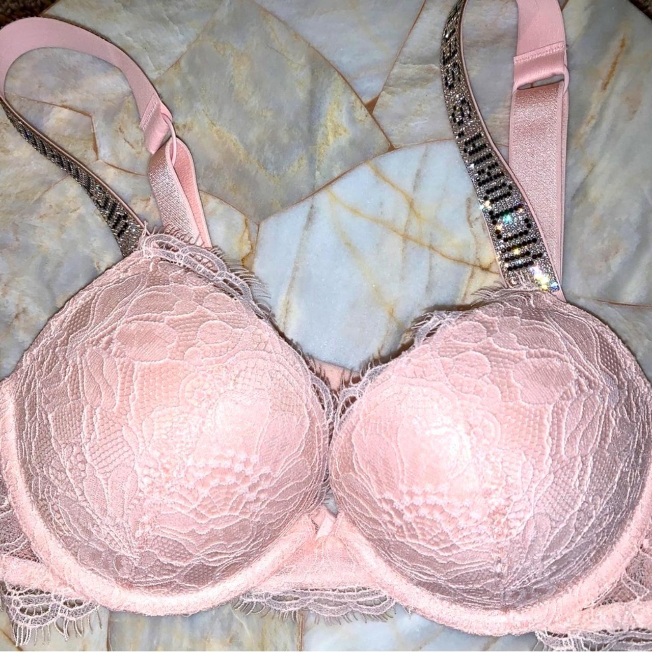 Victorias Secret PINK Limited Edition Date Push-Up Padded Sexy Strappy Bra