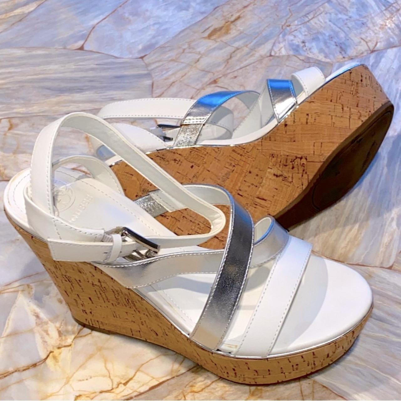 Guess | Shoes | Womens Guess Black White Sandals Size 75 New | Poshmark