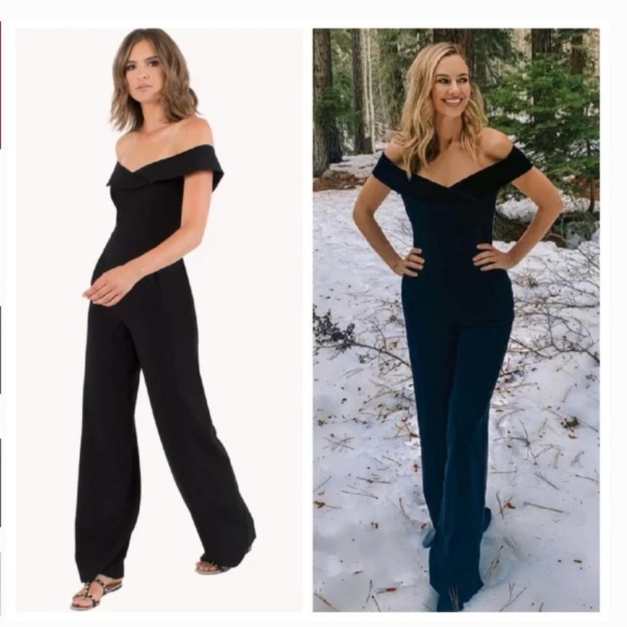 Black halo cheap yoli jumpsuit