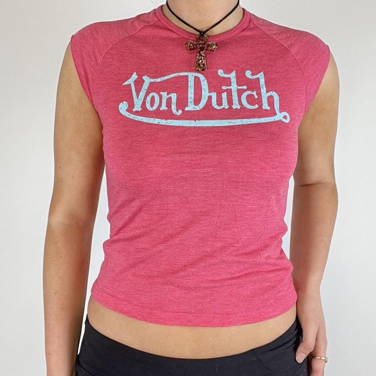 Pink von-dutch-tank - Depop