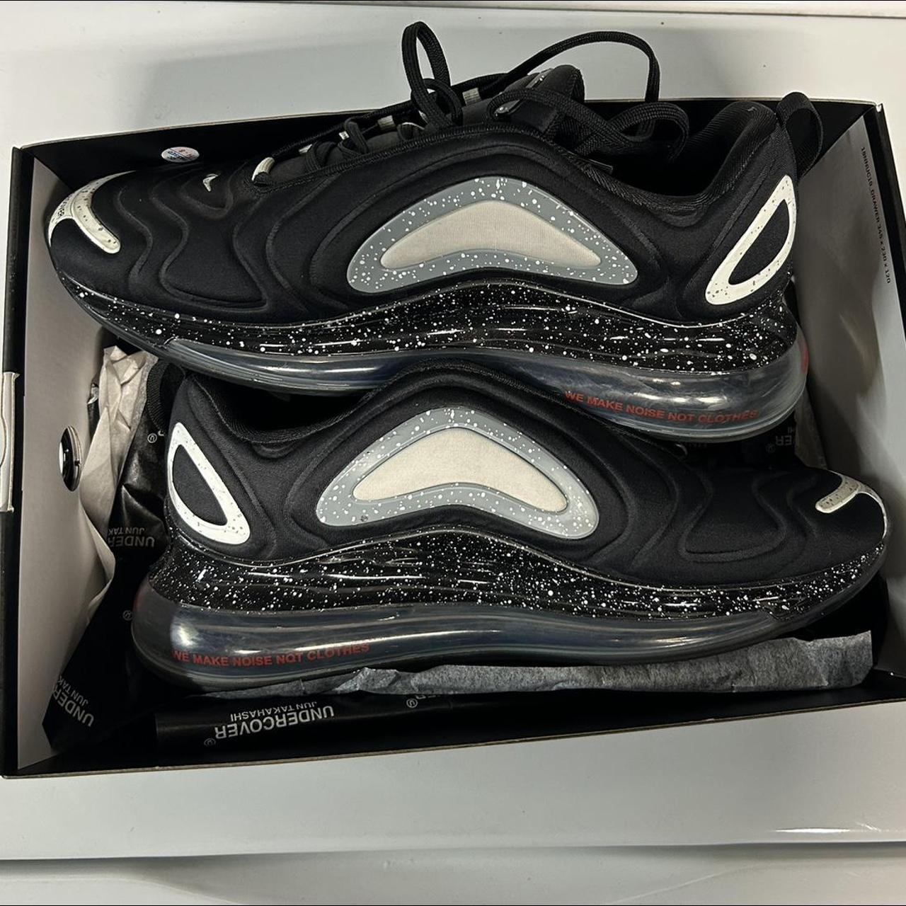 USED Nike Air Max 720 Undercover Black Size 10. Depop