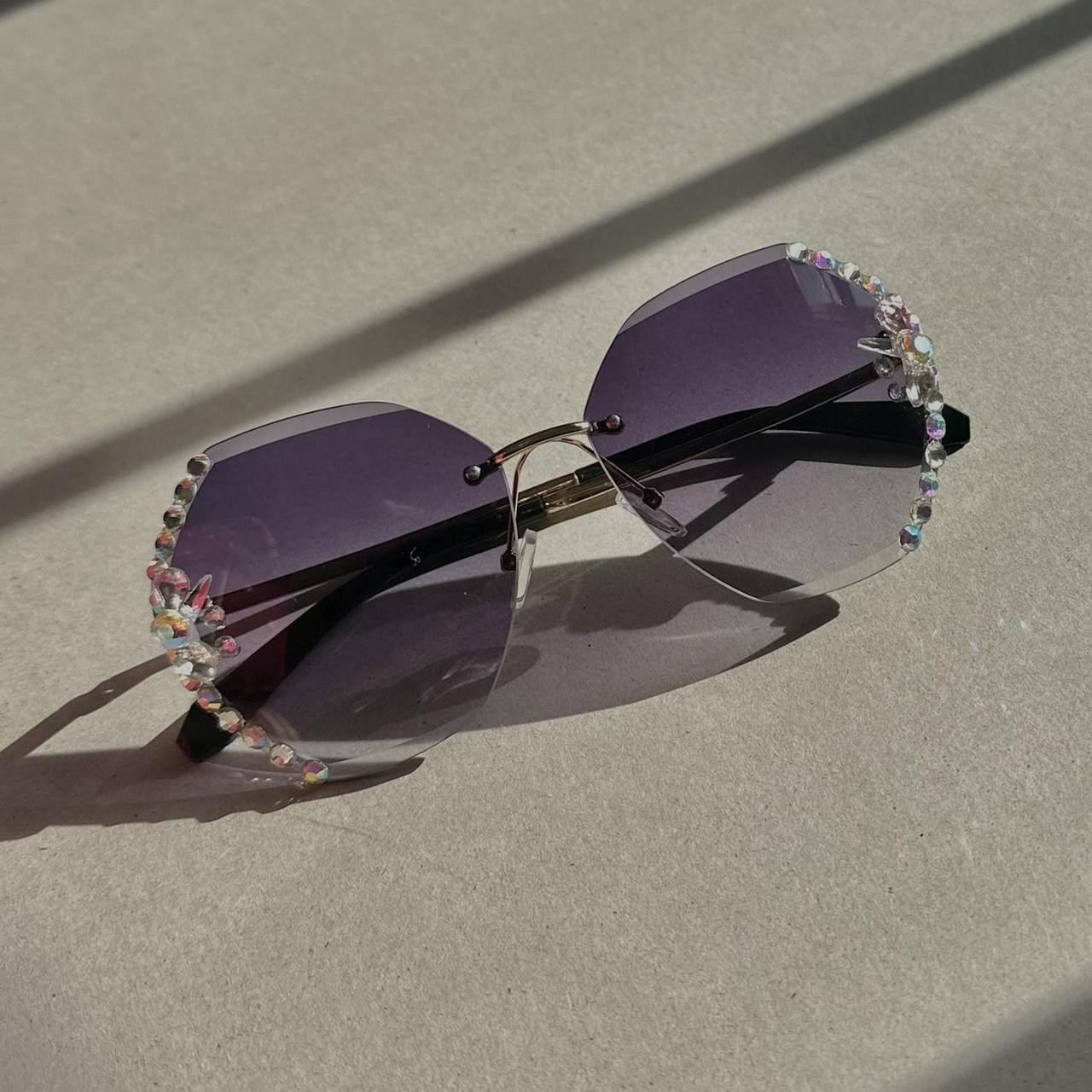 Perla sales crystal sunglasses