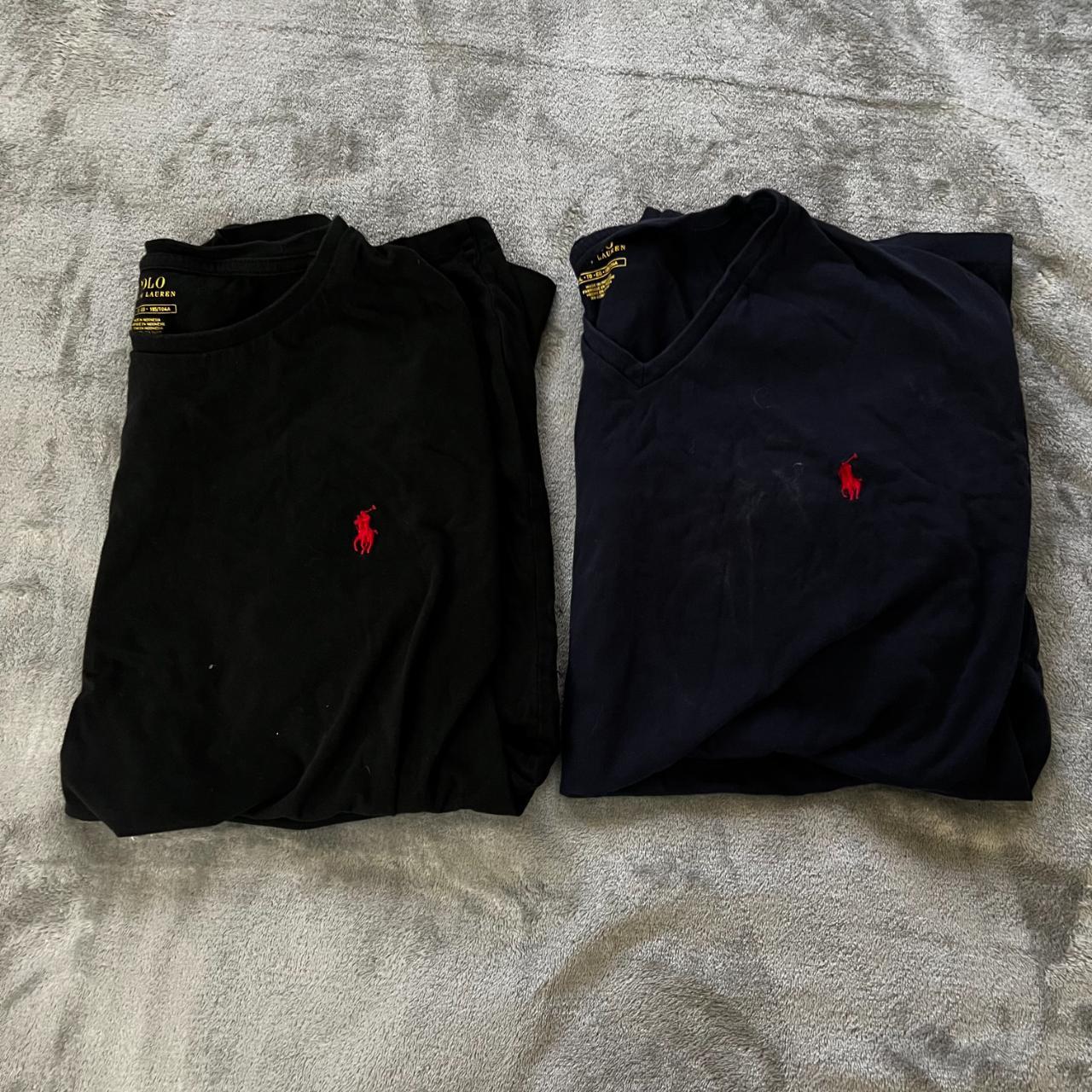bundle of two polo ralph lauren t shirts both are... - Depop
