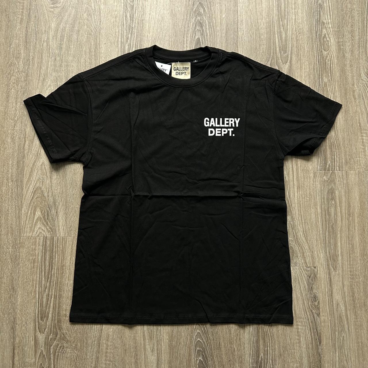 Gallery Dept. Men's Black and White T-shirt | Depop