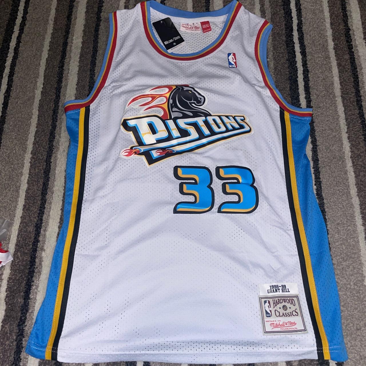Grant Hill Detroit Pistons Mitchell and Ness Jersey - Depop