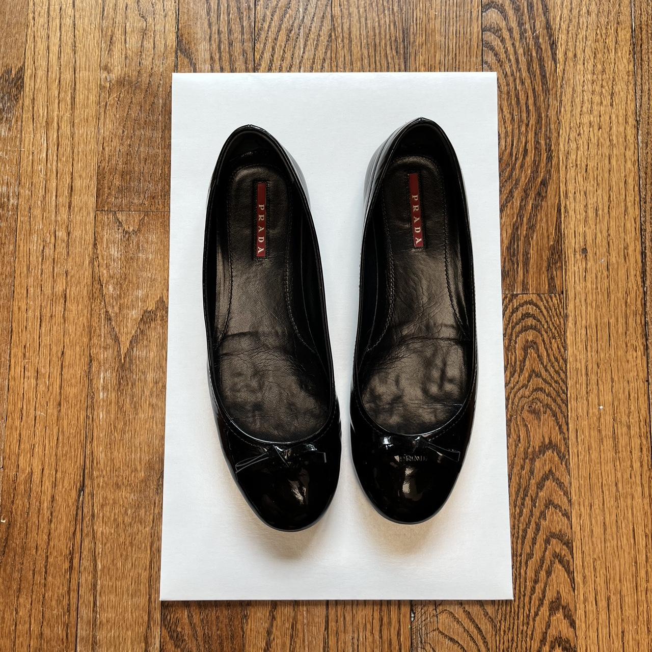 Prada store black flats