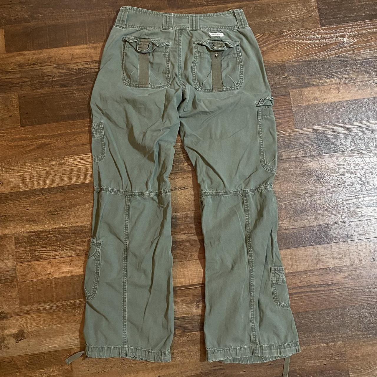 Vintage Aeropostale Cargo Pants pretty army green... Depop
