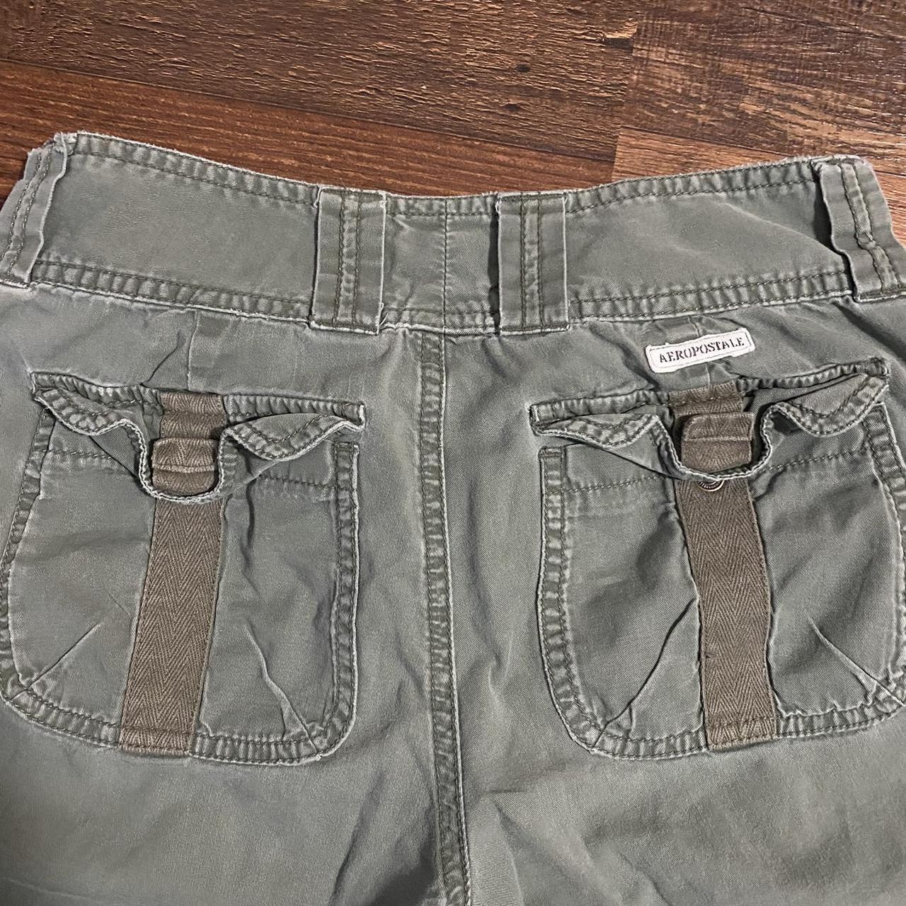Vintage Aeropostale Cargo Pants pretty army green... Depop