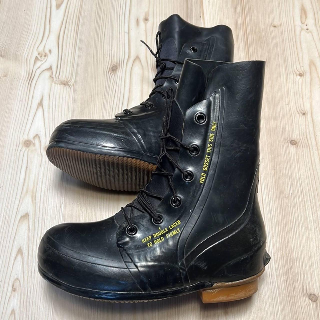 Rubber military clearance boots