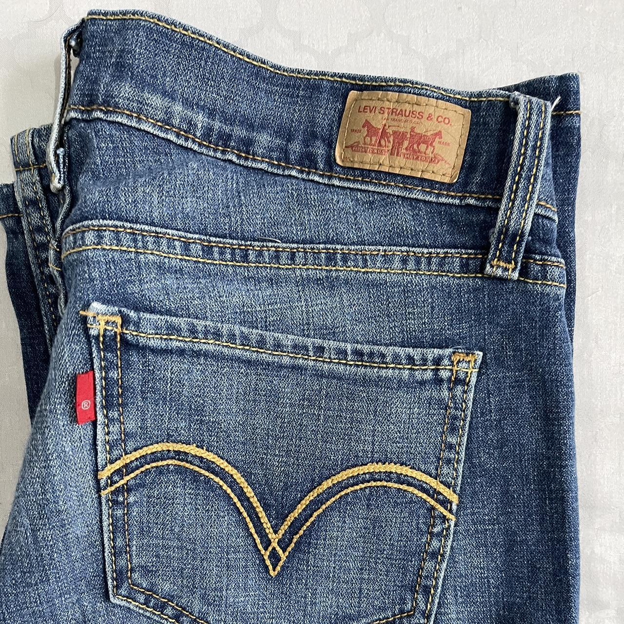 Levis Blue Jeans Ladies Too Superlow Lf7g Depop 1904