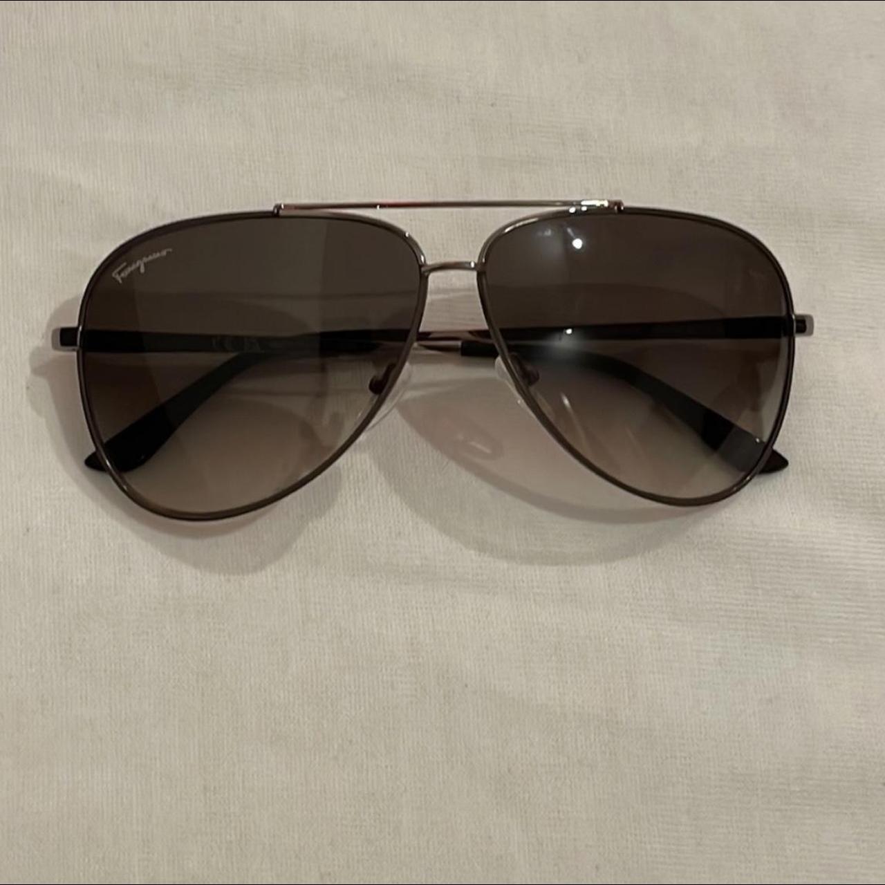 Salvatore Ferragamo Timeless Aviators Model Number... - Depop