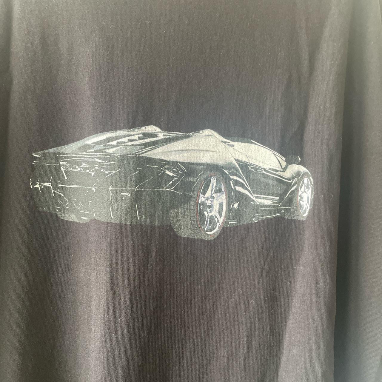 Vetements Unisex Lamborghini Tee Shirt Tagged XS Depop