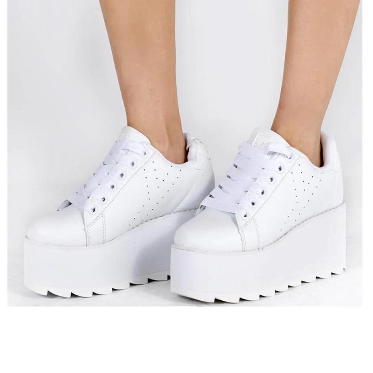Leather Casual Sneakers Flats White Platform Shoes For Women 2023 Fashion  Chunky Luxury Designer Sports Shoes