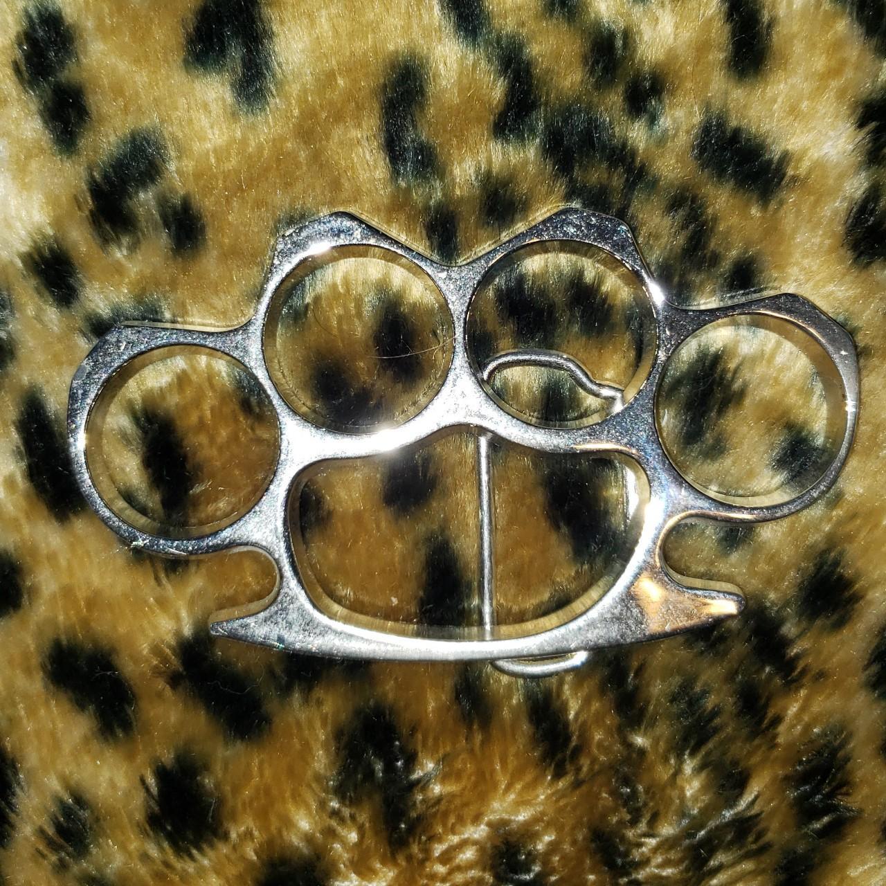 Brass Knuckles Metal Belt Buckle