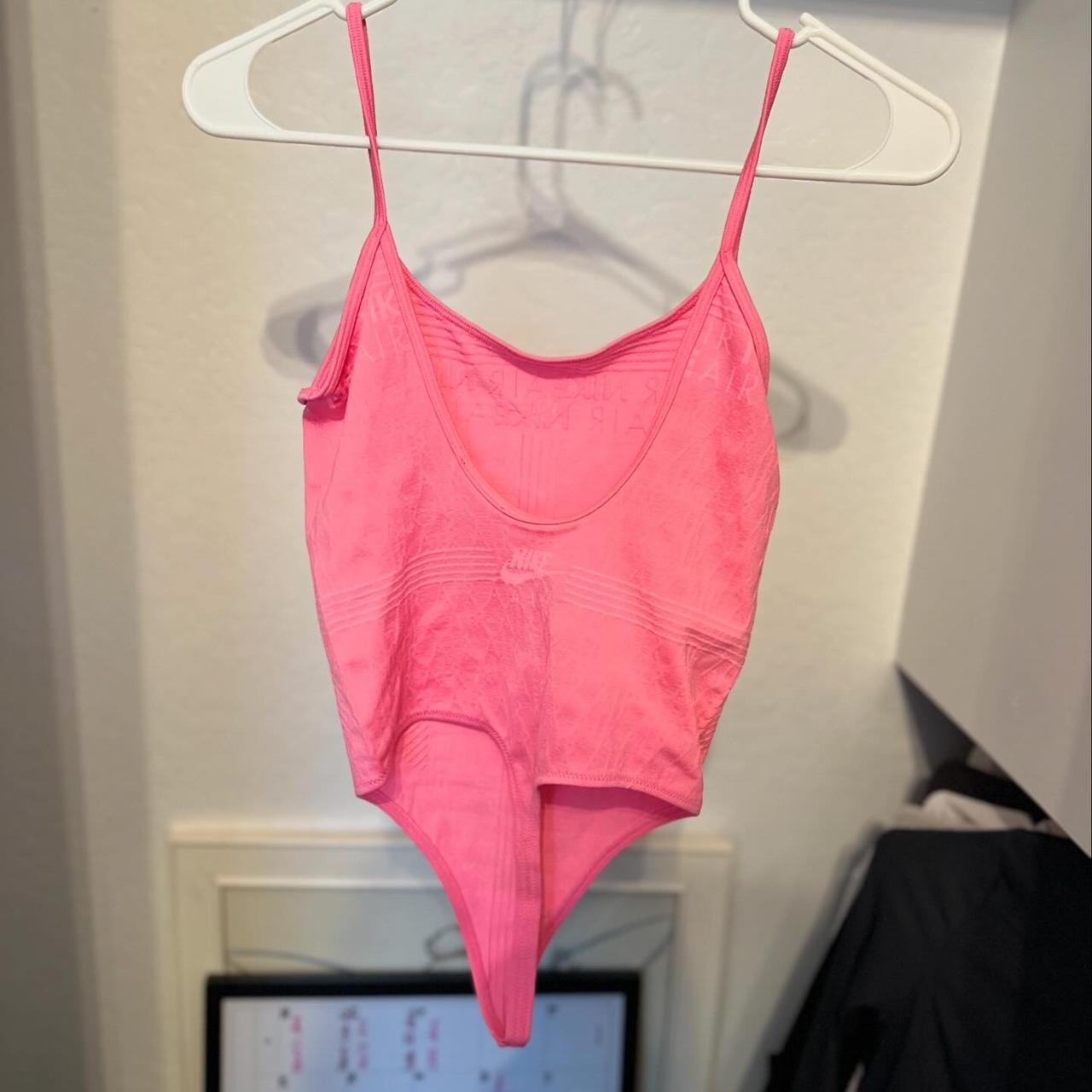 Brand new Neon Pink Nike bodysuit Depop