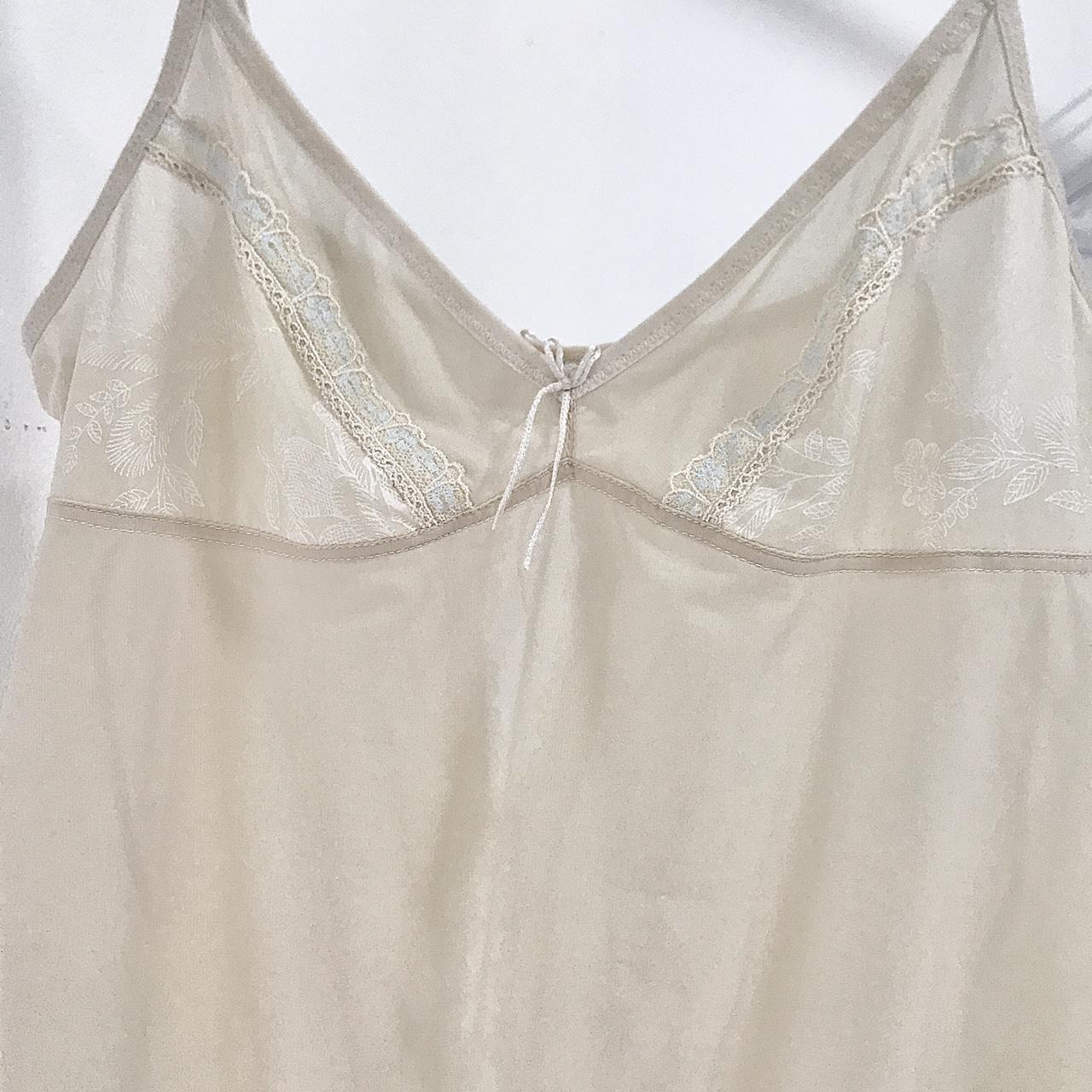 coquette sheer cami cutest back detail 🎀 fawn-esque... - Depop