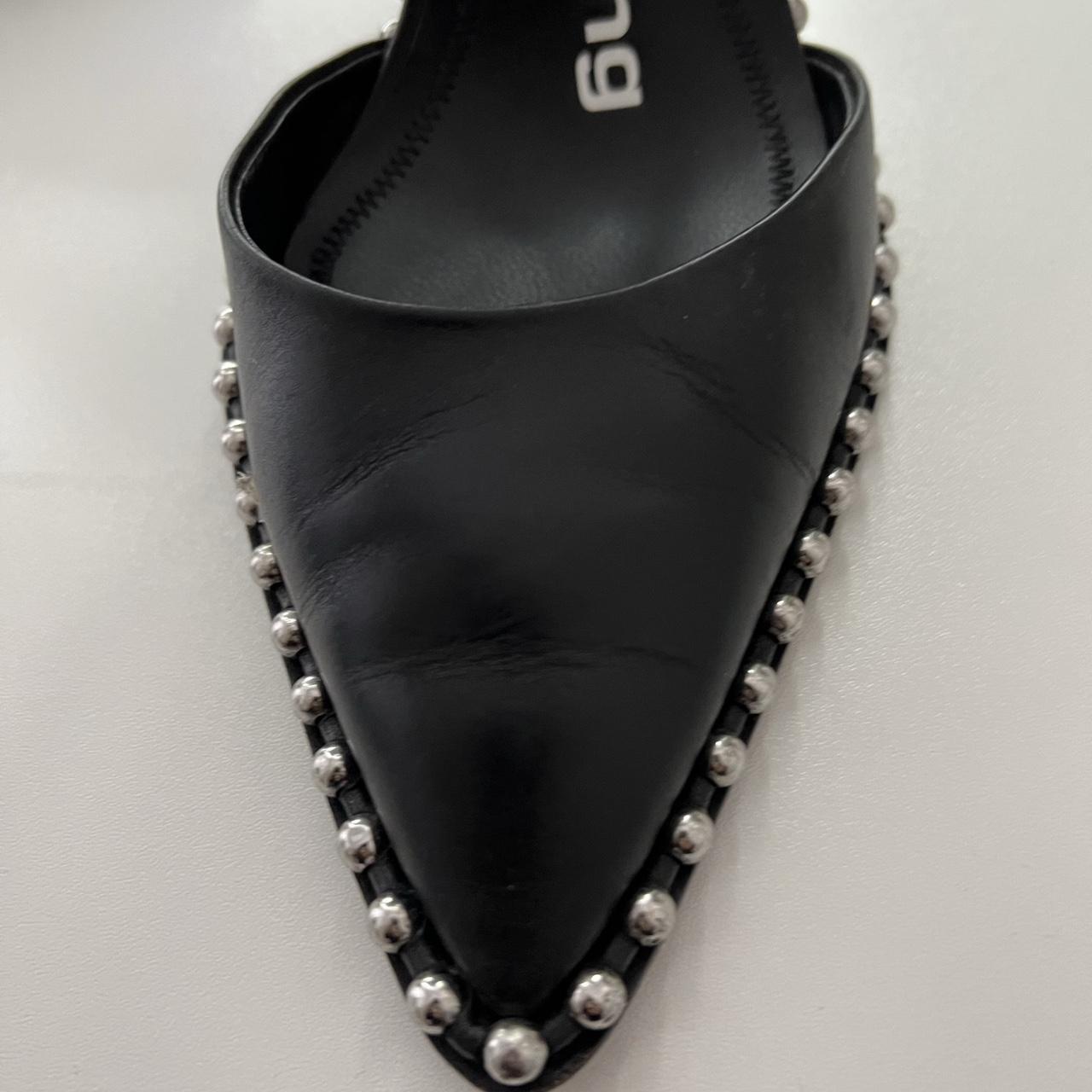 ánuans - rina Alexander Wang Size 36.5 'Rina' Ball-Chain Trim Pointed