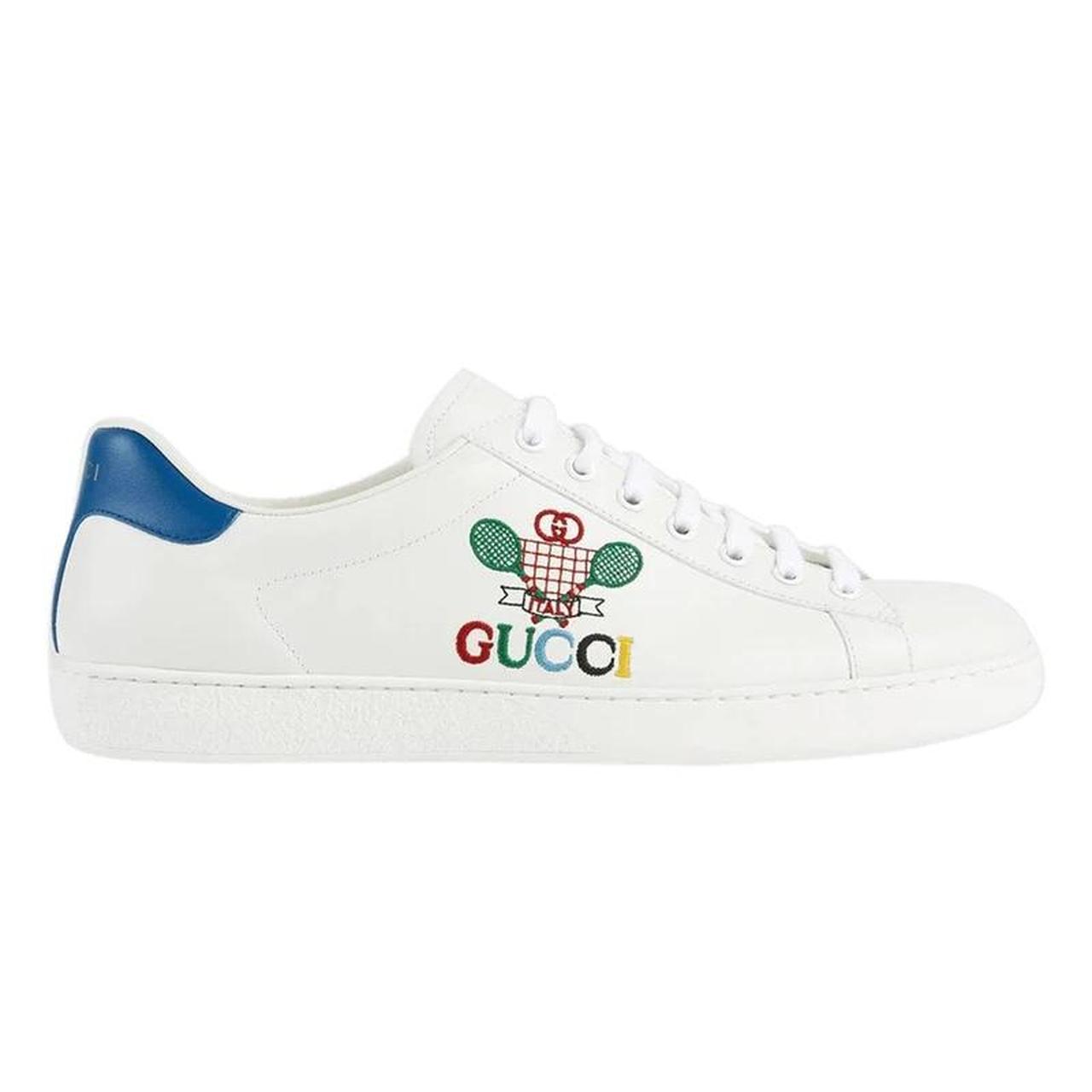 mens blue gucci trainers