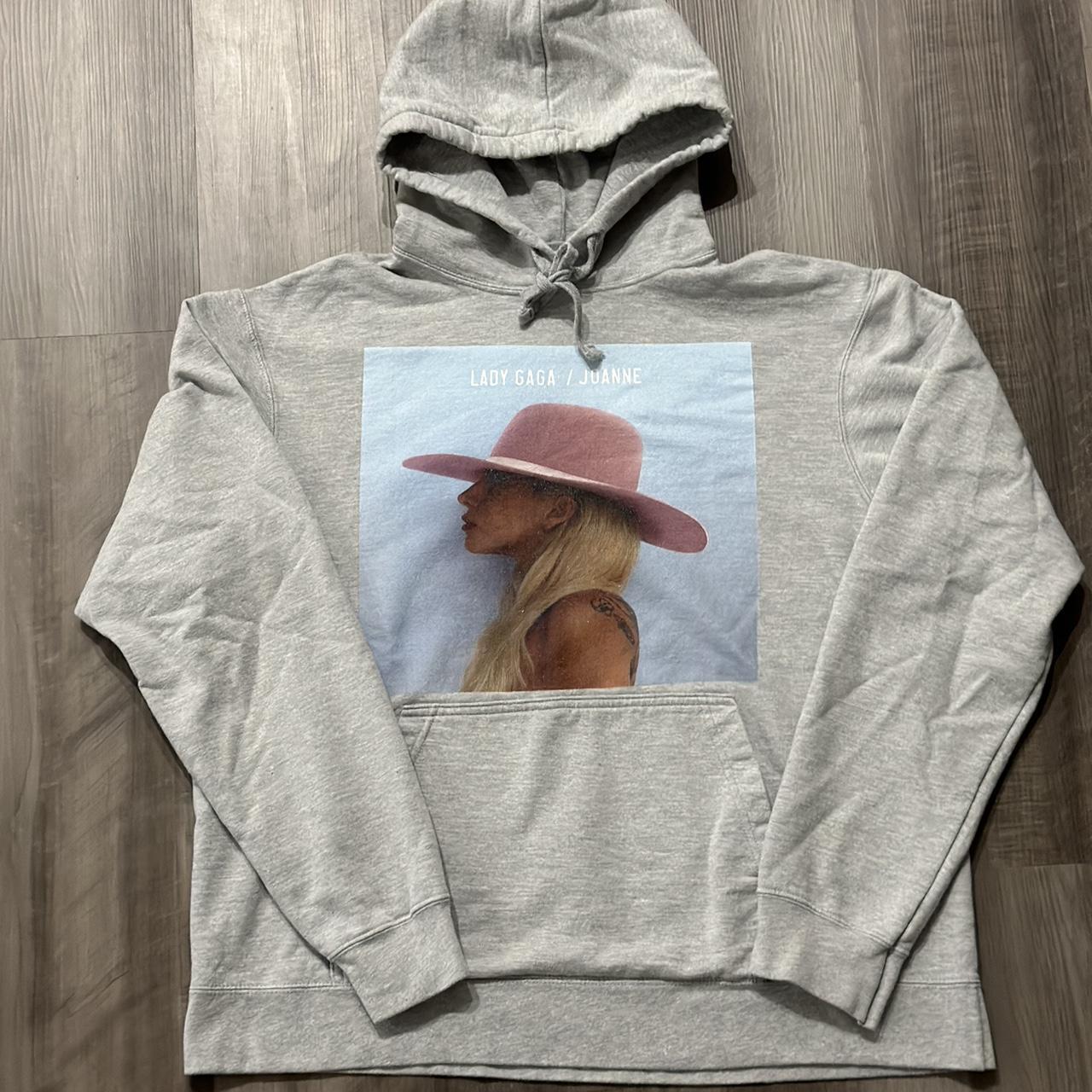 Lady Gaga Joanne Grey Hoodie Size L. These are in Depop