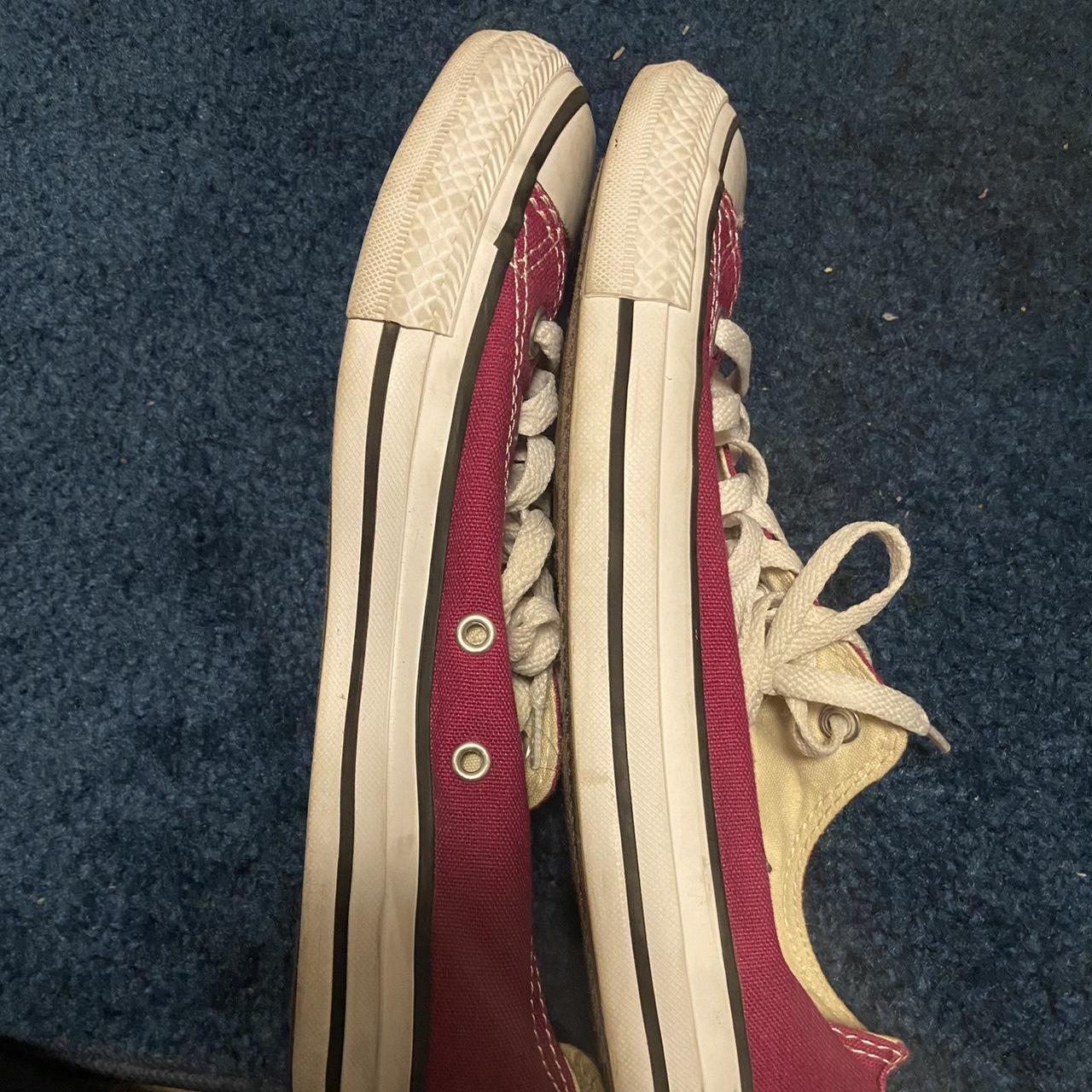 Plum purple low top converse!! They are women’s... - Depop