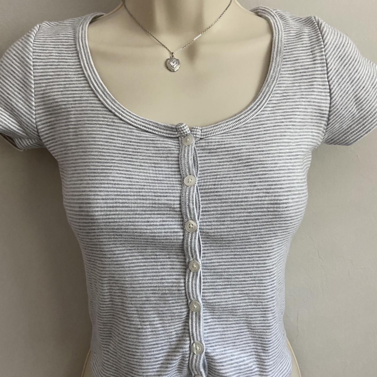 Brandy Melville Zelly top striped #zelly - Depop