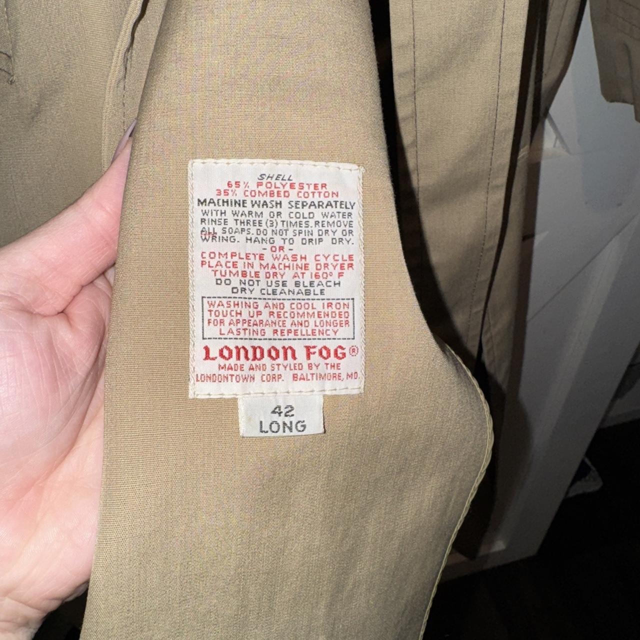 London Fog Men's Trench - Tan/Khaki – Tan London … - image 5