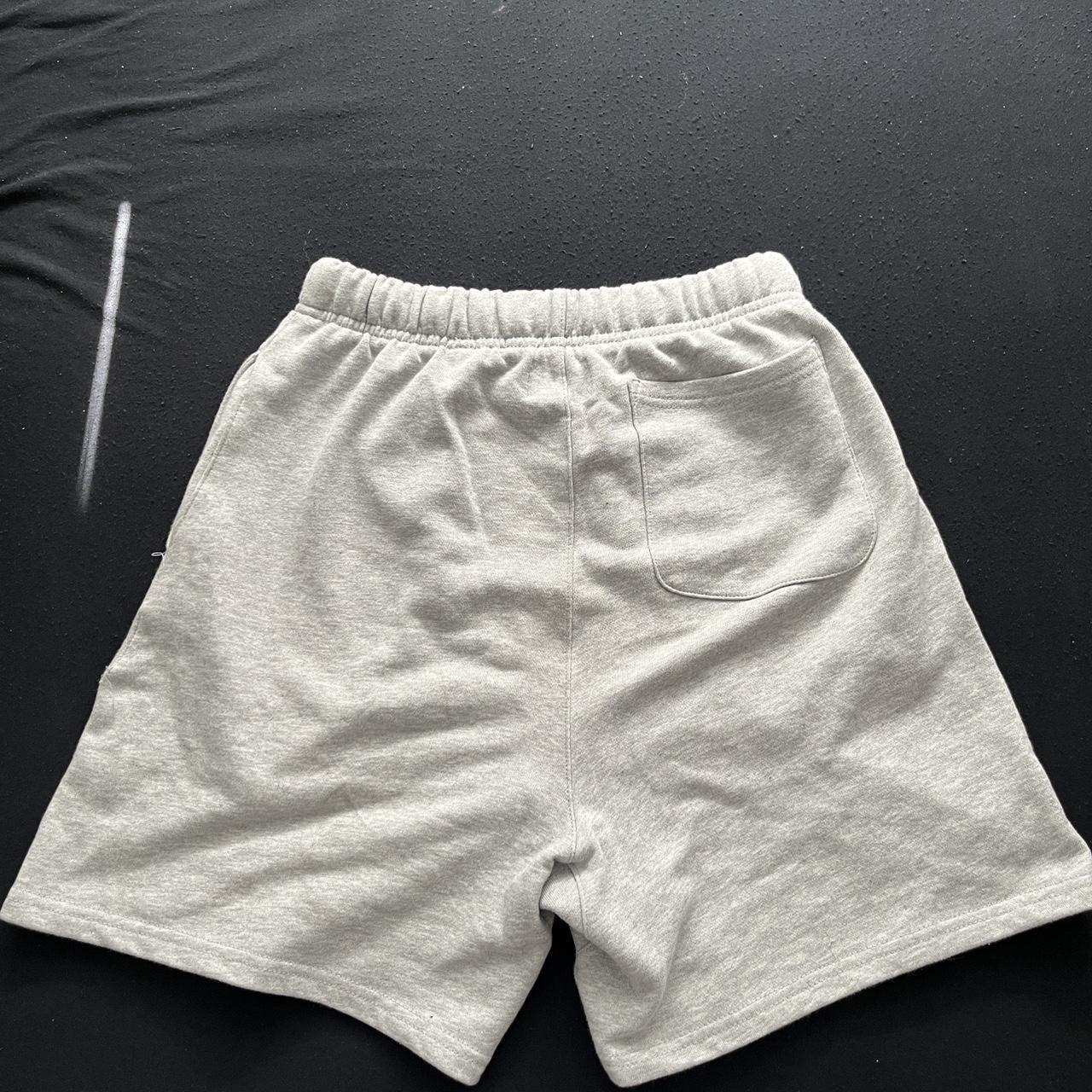Grey Essentials shorts Size Medium Work Lightly - Depop