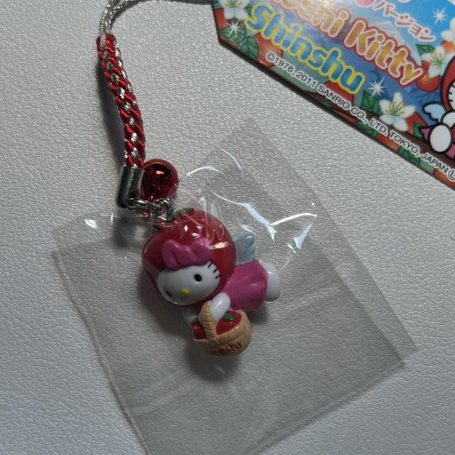 sanrio hello kitty gotochi charm strawberry coquette - Depop