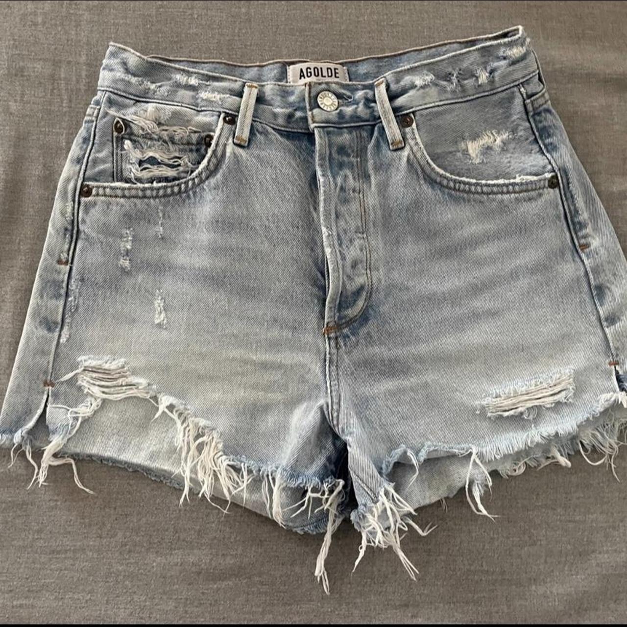 Agolde Jaden high rise Jean shorts Agolde Jaden Depop