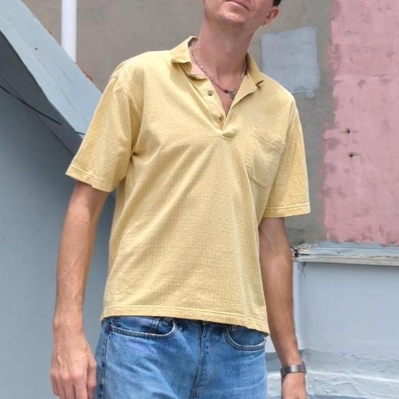 Yellow Esquire Polo + Tagged M fits a little... Depop