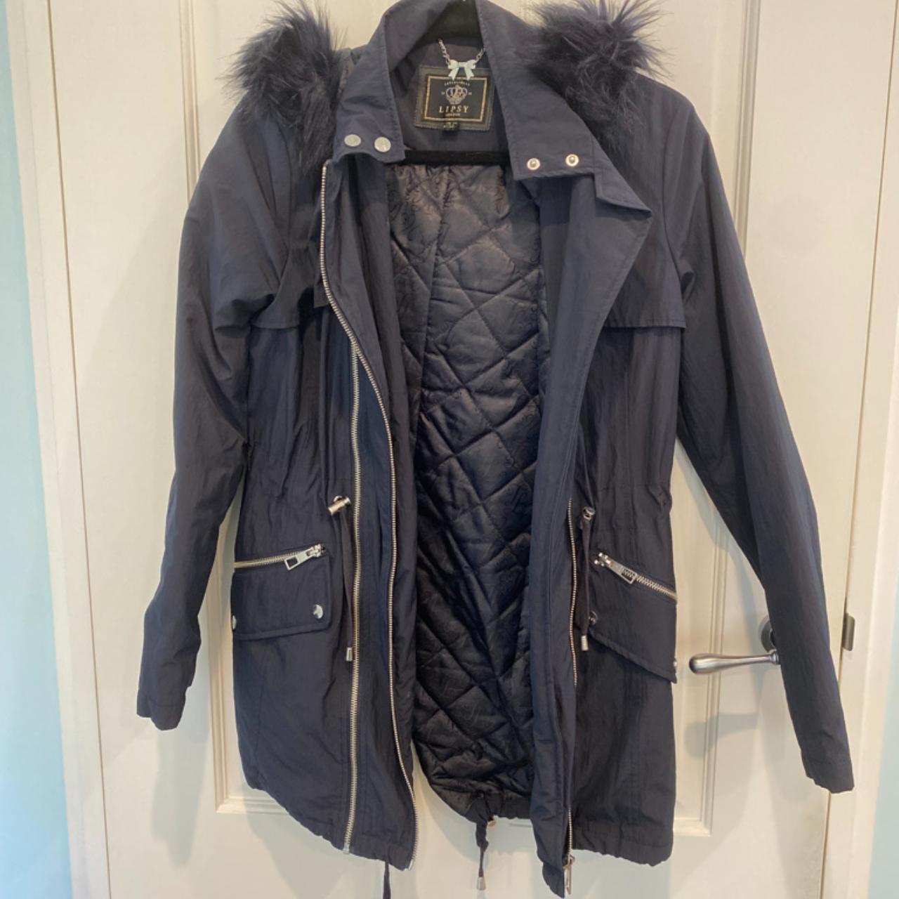 Lipsy navy coat best sale