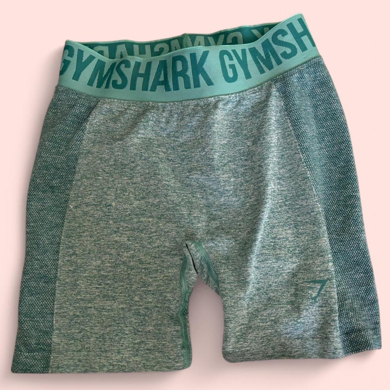 Gymshark Women's Shorts Green/Blue S – Gymshark teal shorts