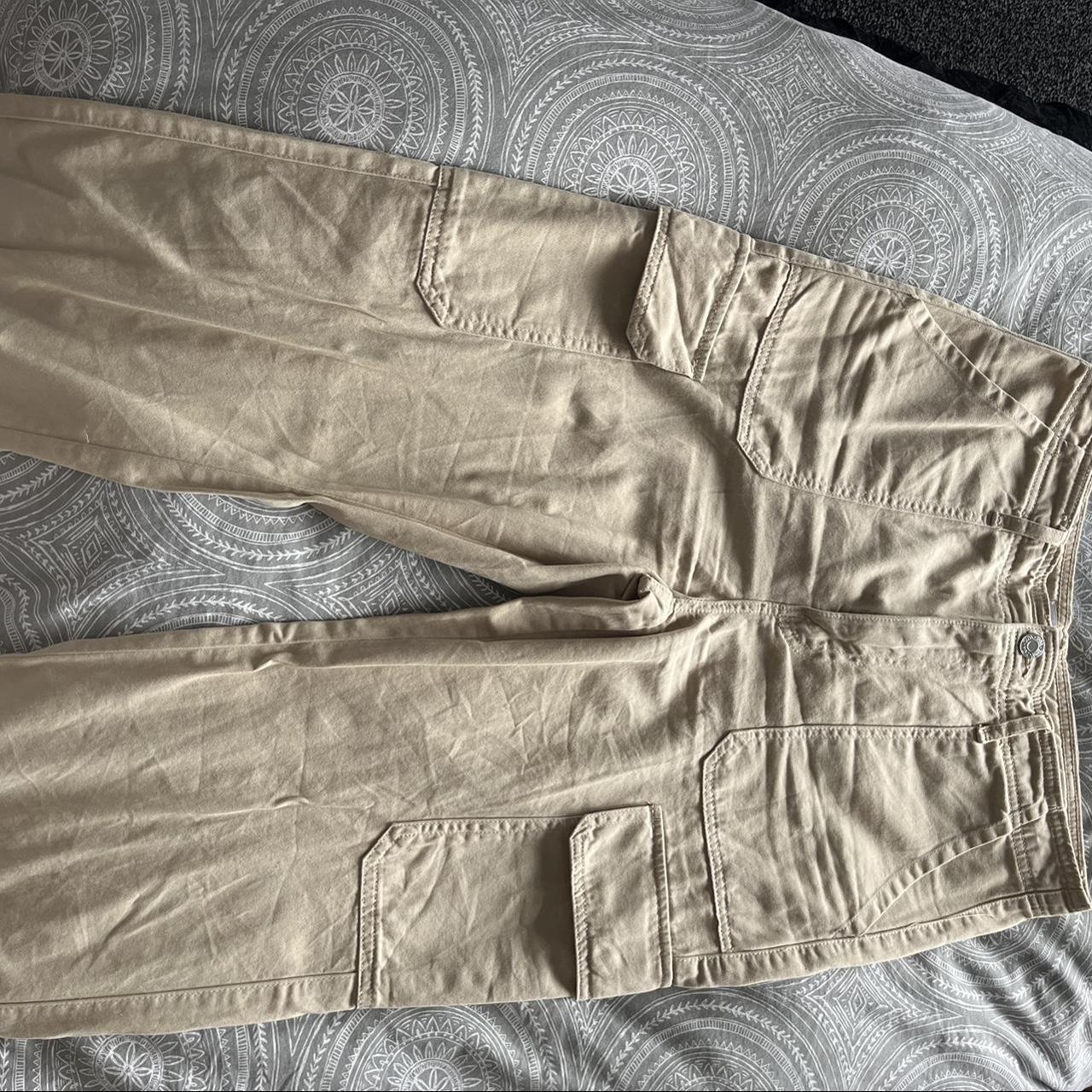 Zara beige cargo pants Worn but perfect condition... - Depop