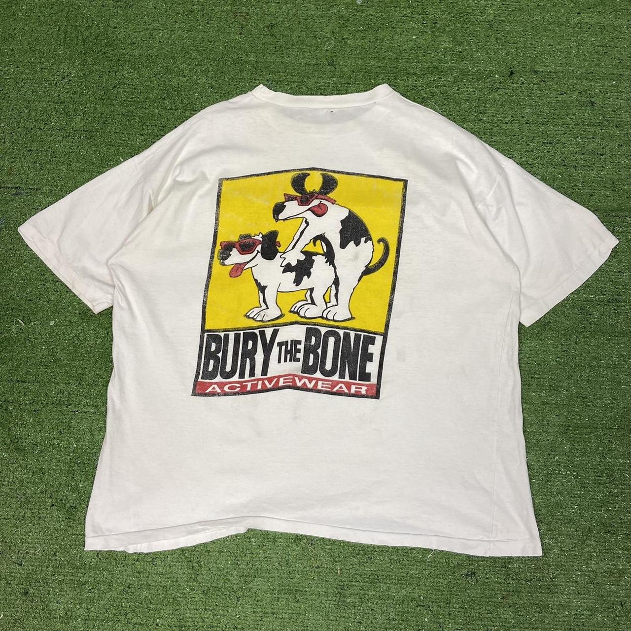 American Vintage Men's White and Yellow T-shirt | Depop