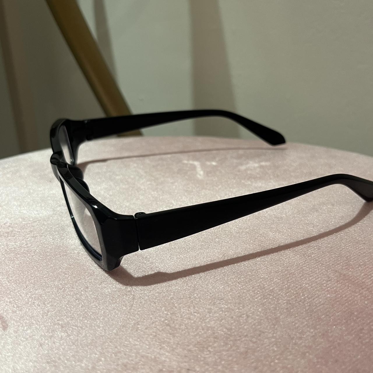 Black Bayonetta Glasses Worn once - Depop