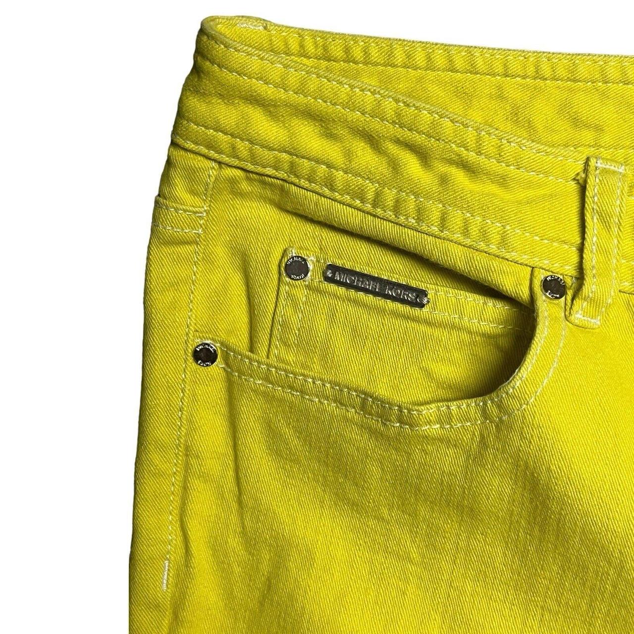 Michael kors yellow jeans hotsell