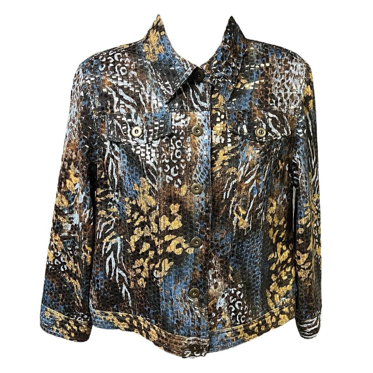 Ruby Rd. Women's Lightweight Jacket Jacket - Blue… - image 1