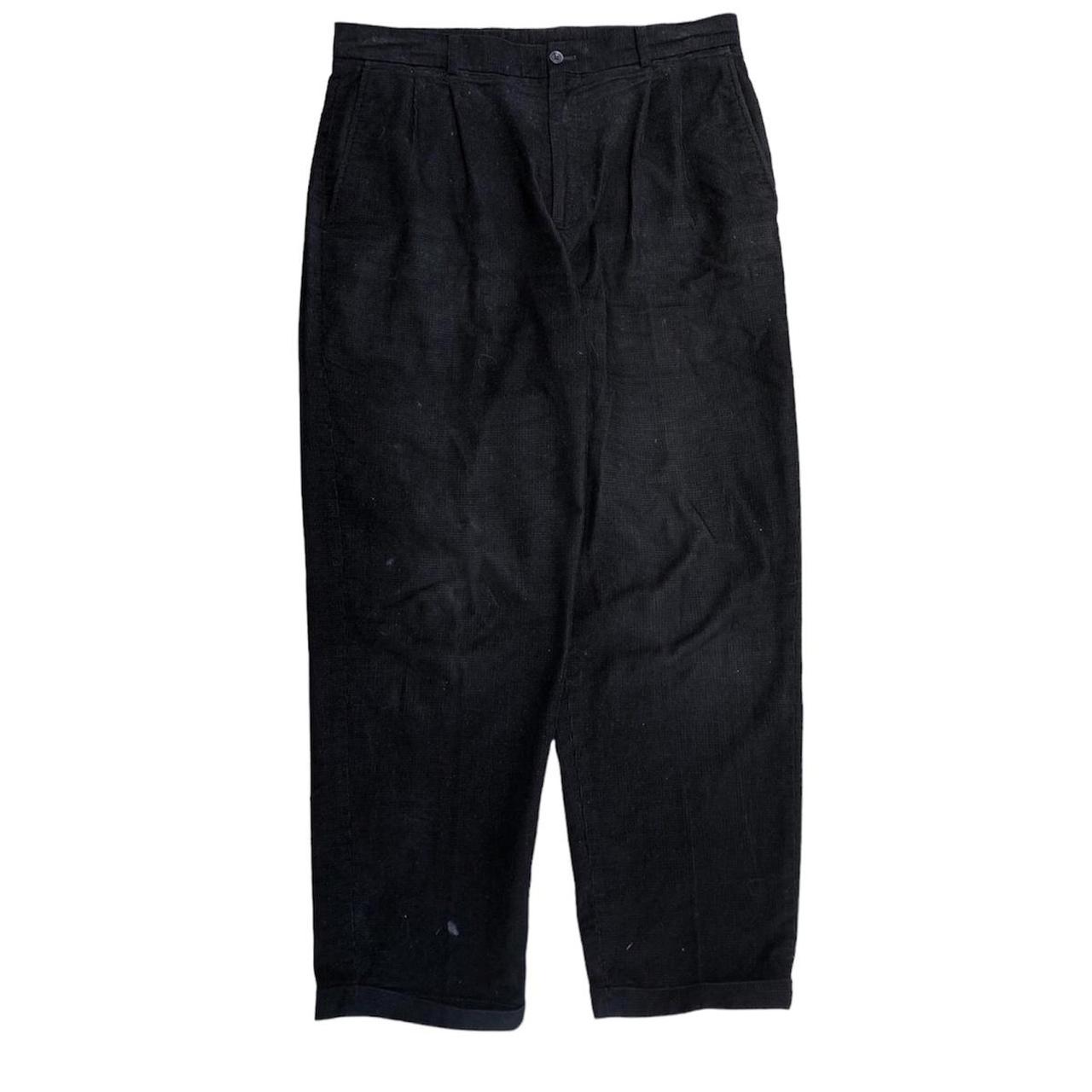 Baggy Pleated Corduroy pants (Waffle... Depop