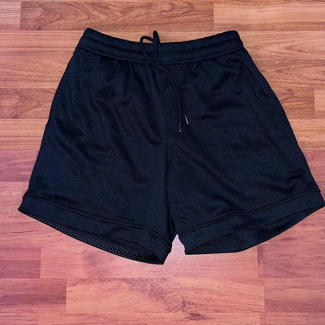 Black Mesh Shorts Men’s Size Small Draw String... Depop