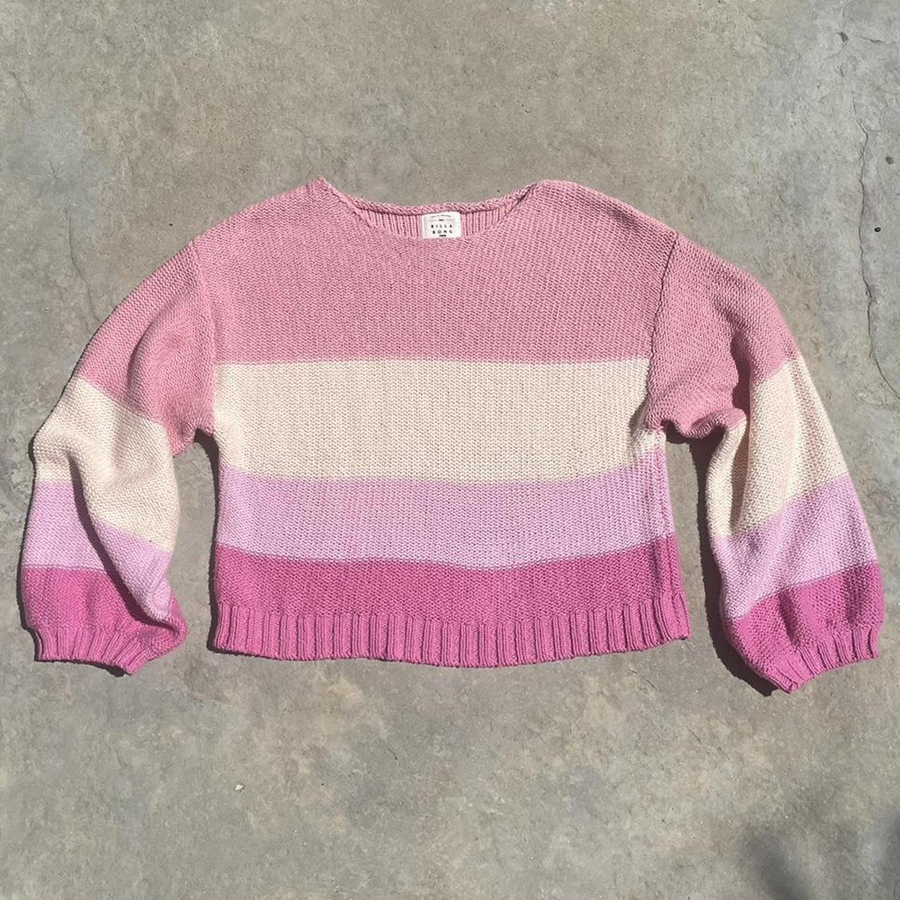 Billabong pink sweater hotsell