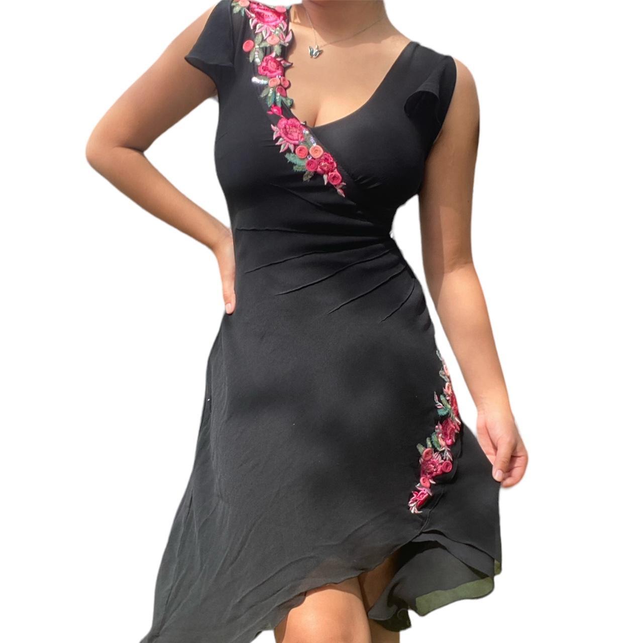 Embroidered Dress Karen Millen Floral Hem Dress Karen Millen