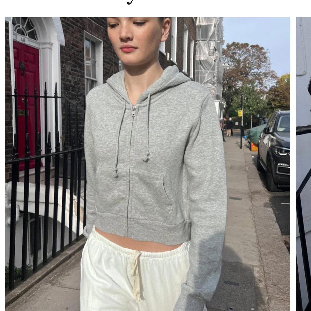 Brandy melville best sale grey crystal hoodie