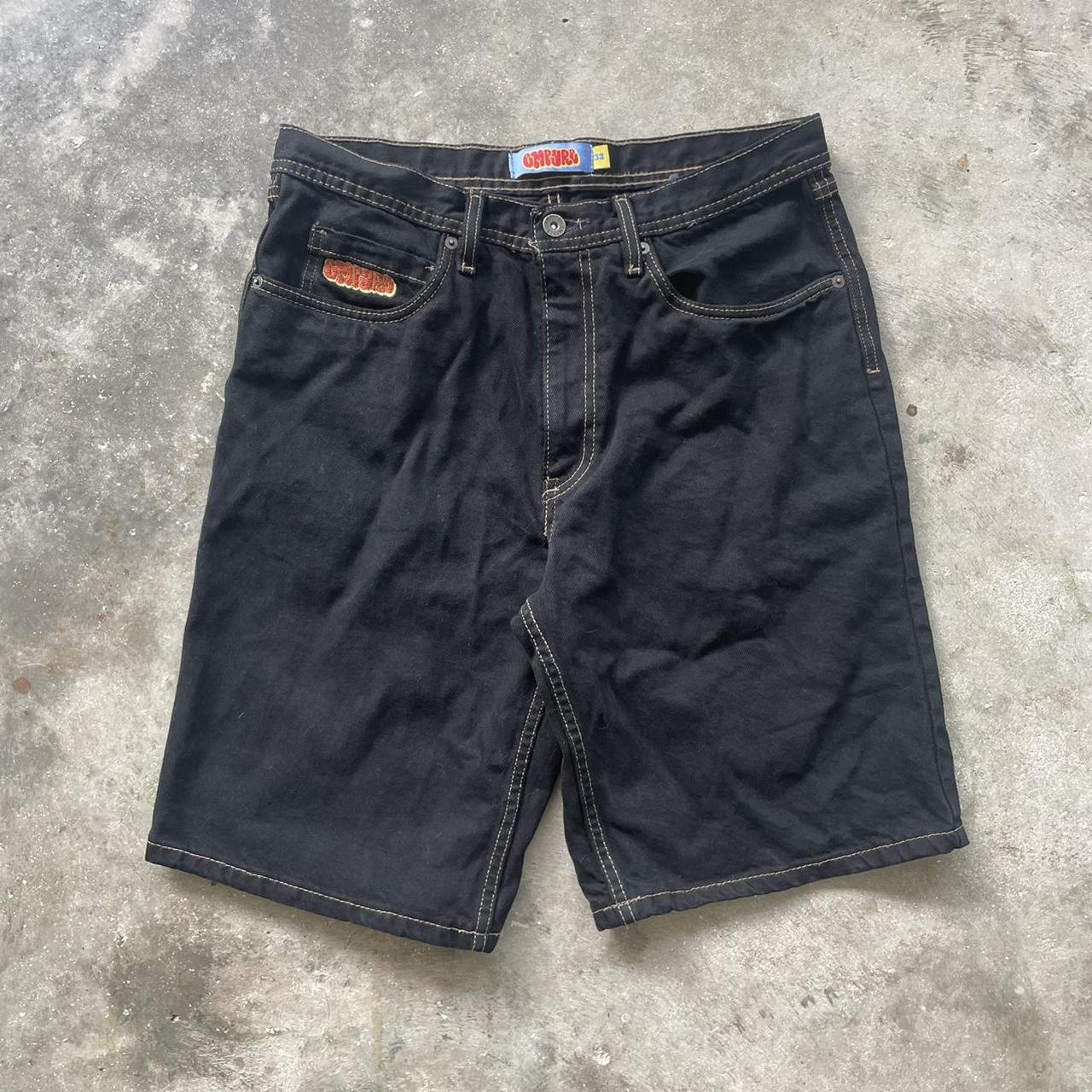 black empyre denim jorts great condition no... Depop