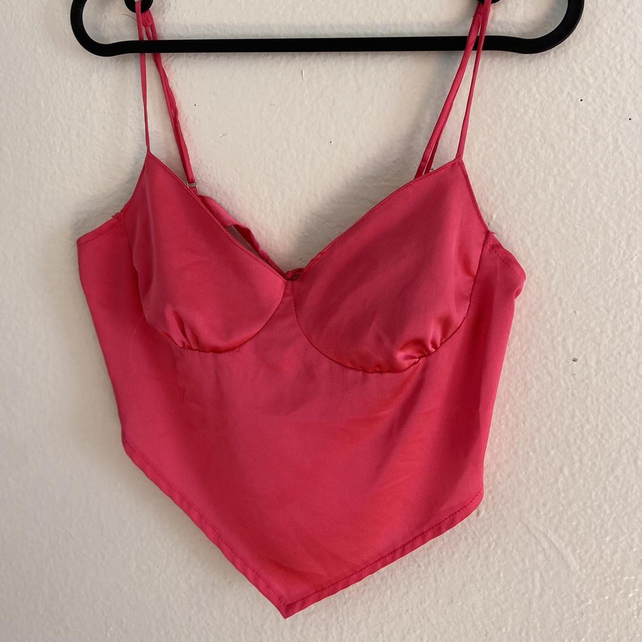 Women's Pink Vest Depop