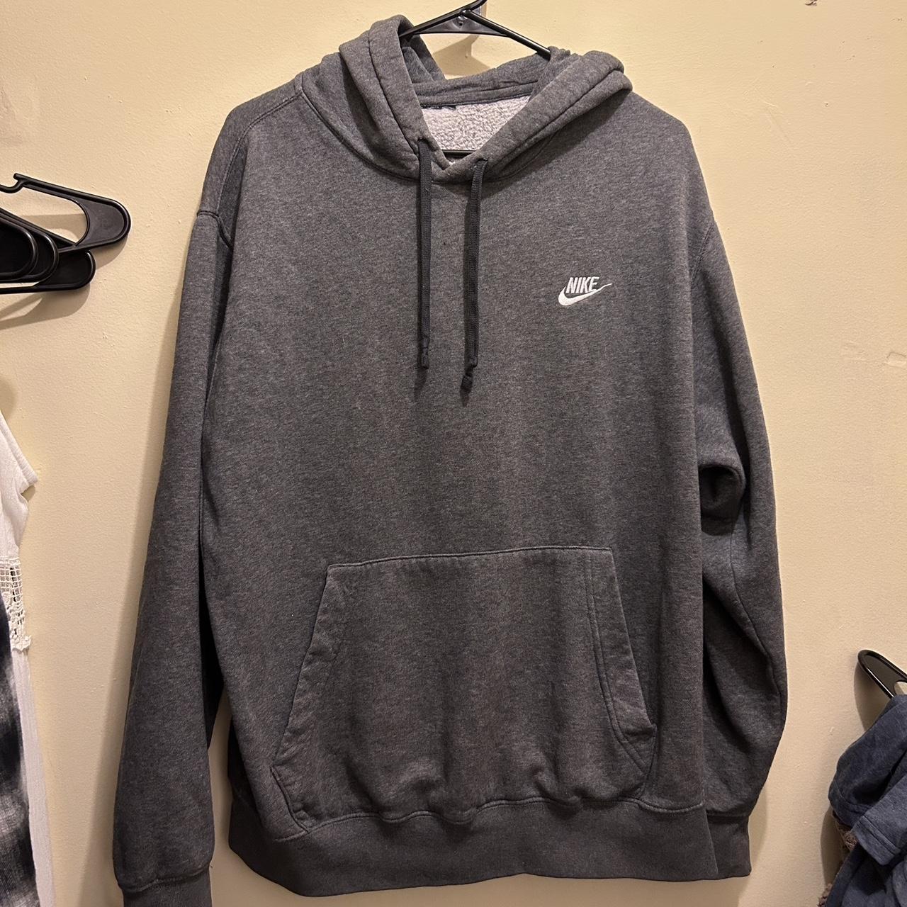 Dark grey nike jumper hot sale