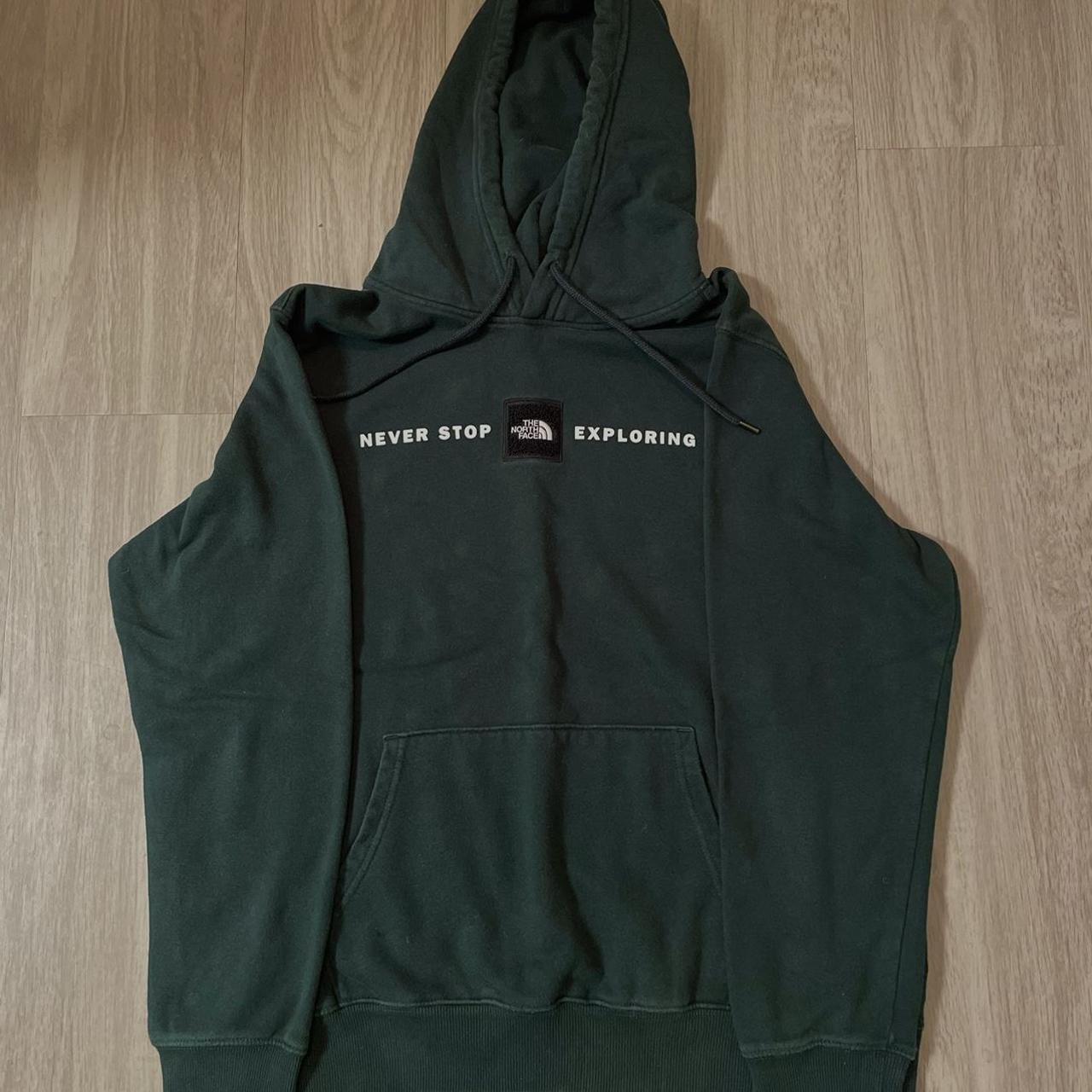 North face never hot sale stop exploring sweatshirt